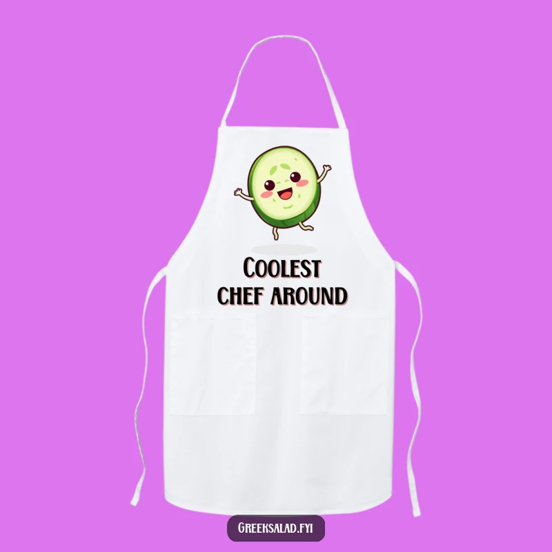 Funny Cucumber Apron: Cook with Cool Grace and Flair!