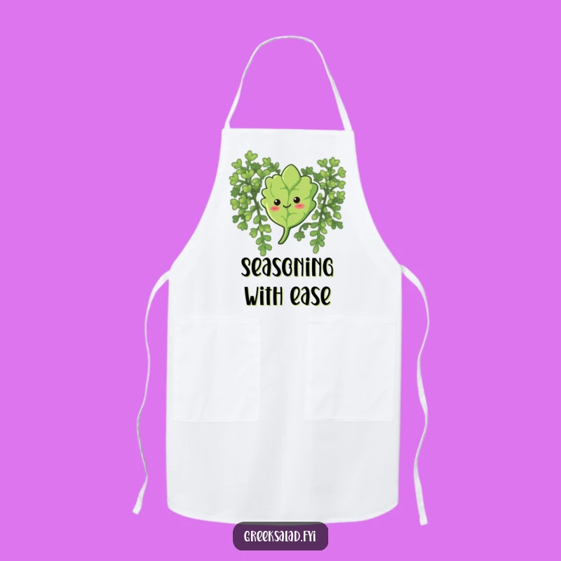 Funny Curious Oregano Apron: Cook with Gentle Humor