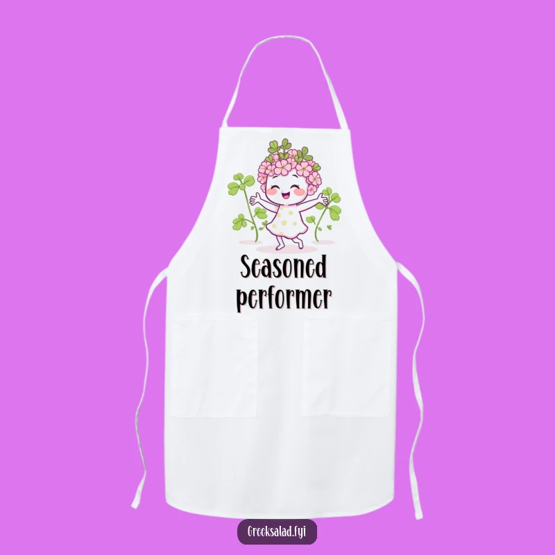 Funny Dancing Oregano Apron: Cook with a Smile, Protect with Style