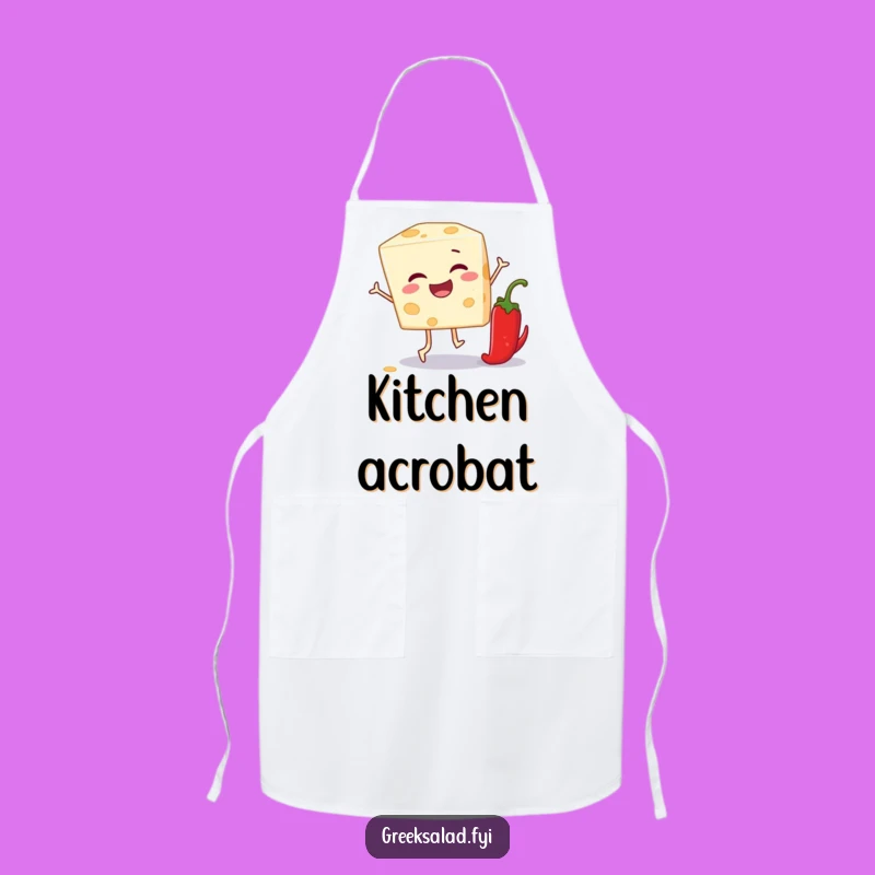 Funny Feta Cheese Apron: Cook with Cheesy Humor and Flair