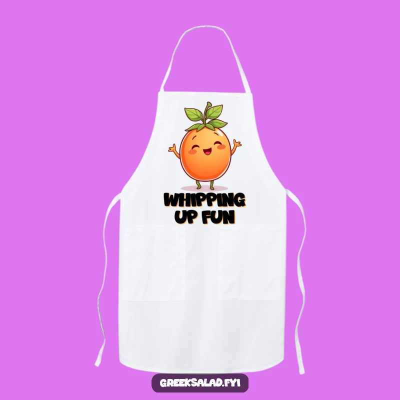 Funny Tomato Apron: Cook with a Dancing Veggie's Flair!