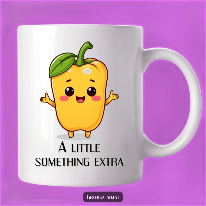 Funny Bell Pepper Olive Mug: A Humorous Veggie Friendship Gift