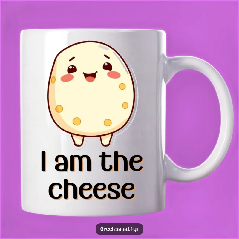 Funny Feta Cheese Mug: Proud Dairy Delightful Character Gift