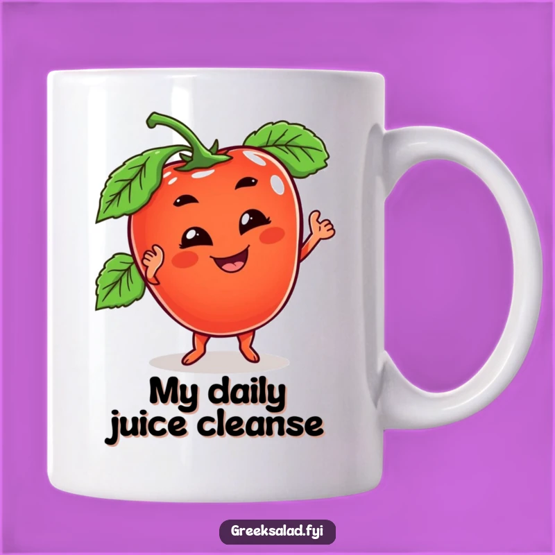 Funny Tomato Dance Mug - Goofy Veggie Grooves for a Laugh, Perfect Funny Gift