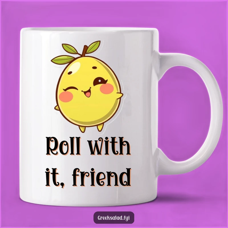 Funny Olive Mug: Giggling and Rolling with Mirthful Delight!