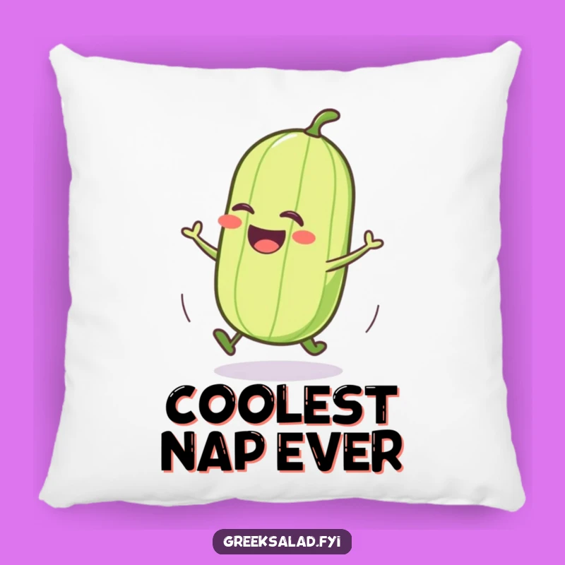 Cozy Funny Cucumber Roll Pillow, Hilarious Veggie Cushion for Comfy Cuddles