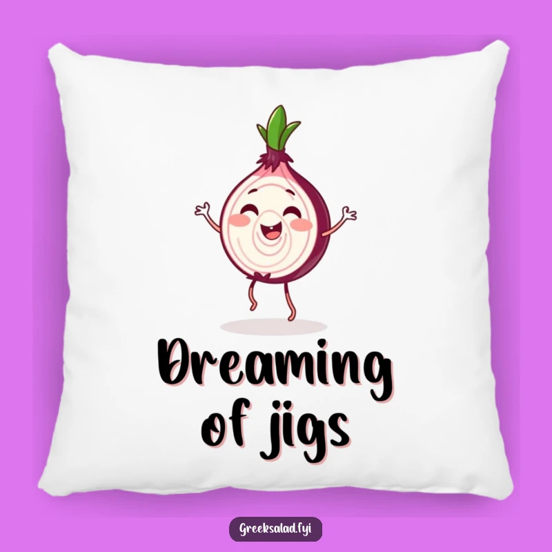 Funny Red Onion Jig Pillow - Soft Comfort, Joyful Humor Gift for Decor