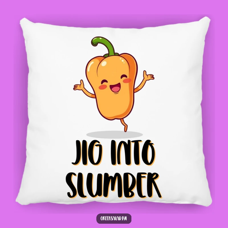 Funny Bell Pepper Jig Pillow - Cozy & Lively Accent, Gift