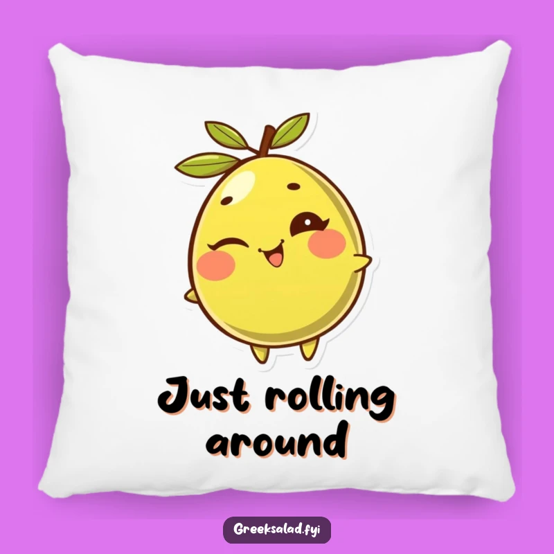 Funny Olive Pillow: Snuggle Up with a Giggling, Rolling Olive!