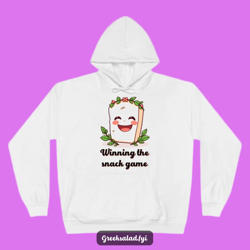 Funny Feta Spin Hoodie - Cozy Laughing Cheese Sweatshirt, Perfect Funny Gift for Chilly Days