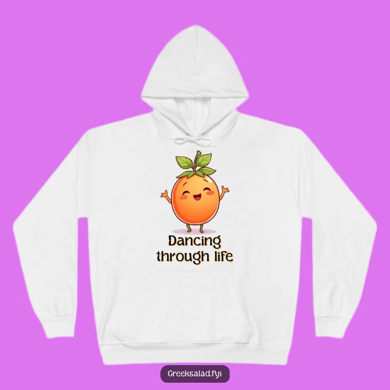 Funny Tomato Hoodie: Stay Cozy and Dance with This Happy Veggie!