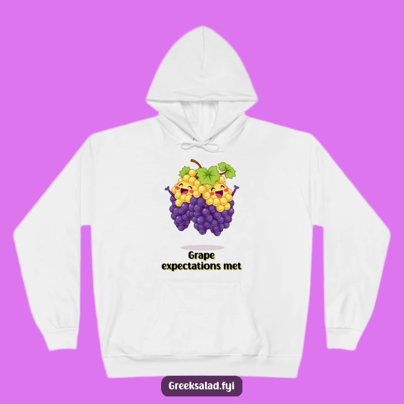 Funny Synchronized Grape Jump Hoodie - Cozy and Hilarious Fruit Design, Ideal Funny Gift!