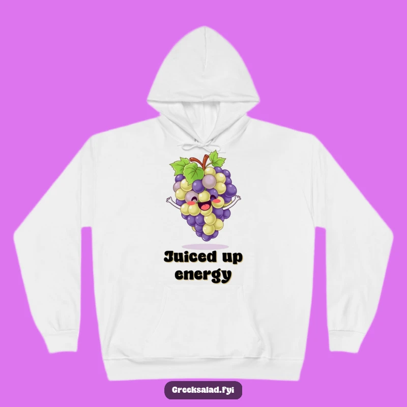 Funny Hoodie: Cozy Up with Bouncing Grapes of Joy