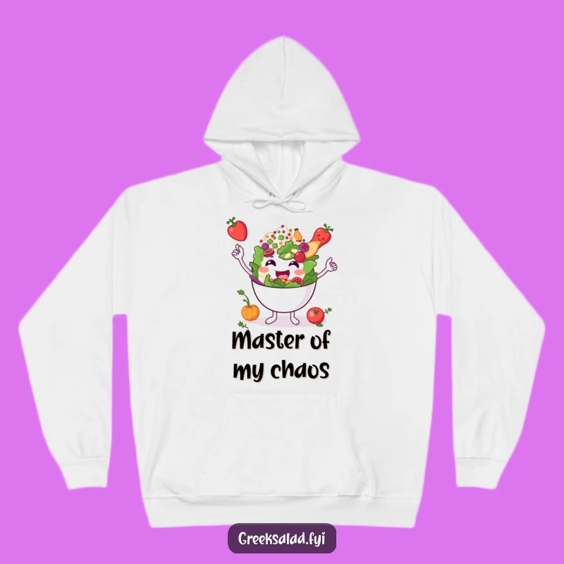 Funny Greek Salad Bowl Hoodie: Cozy Comfort with a Balanced Twist