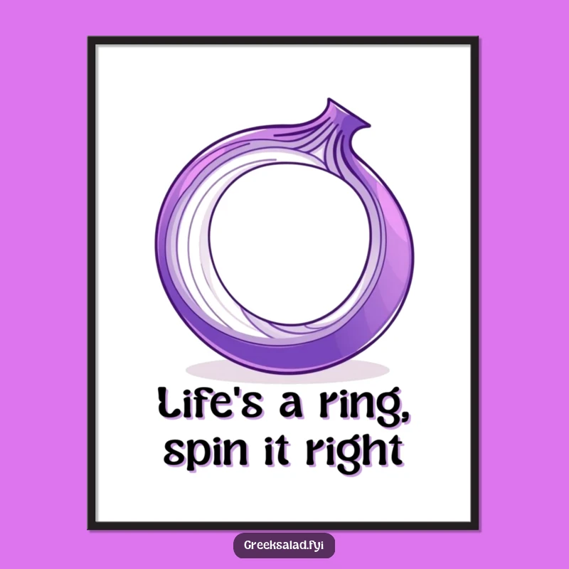 Free Printable Onion Ring Art: Funny Downloadable Decor for Quirky Spaces