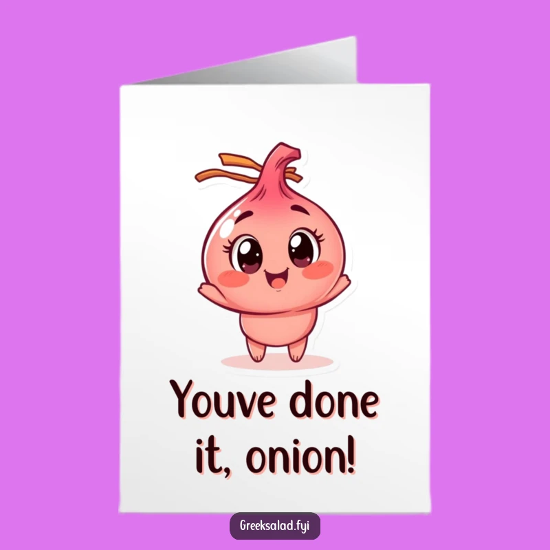 Free Printable Congrats Onion Card: Hilarious Downloadable Greeting for Any Win