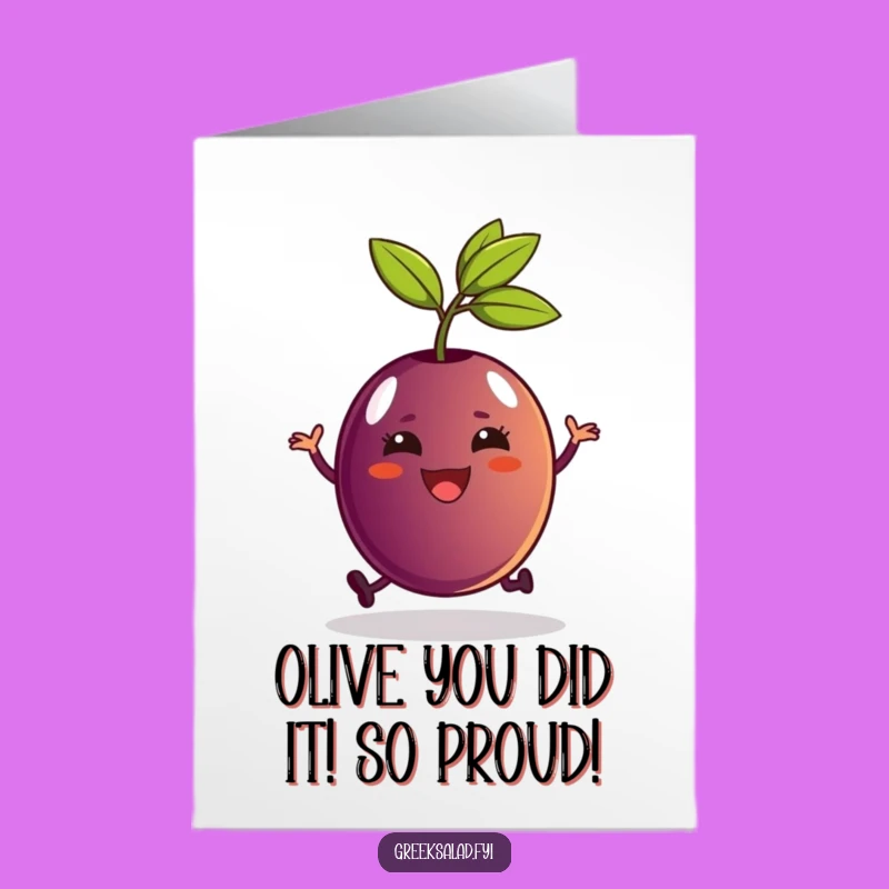Free Printable Olive Congratulations Card: Hilarious Downloadable Gift for Any Occasion