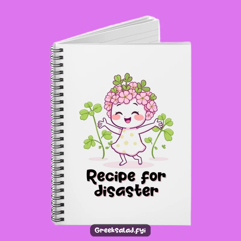 Funny Dancing Oregano Notebook: Jot Down Ideas with Herb-Inspired Fun