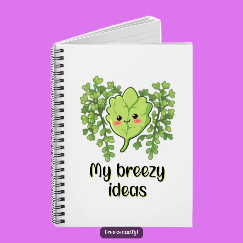 Funny Curious Oregano Notebook: Jot Down Peaceful Thoughts