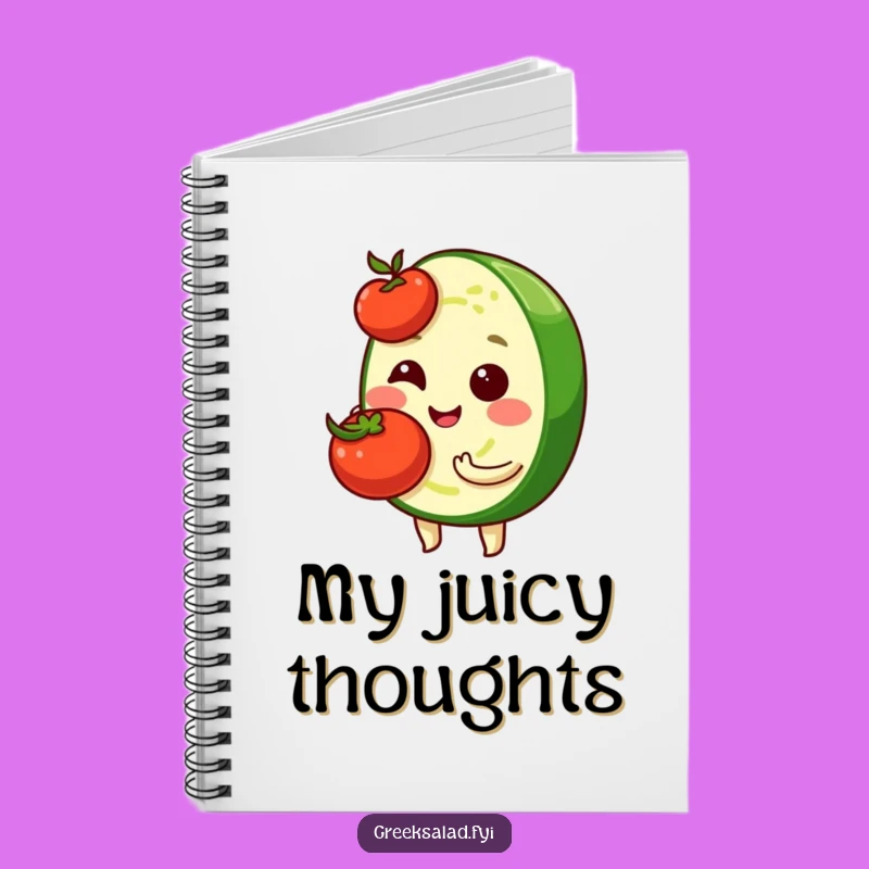 Funny Shy Cucumber Notebook: Cute Veggie Journal, Perfect Humorous Gift