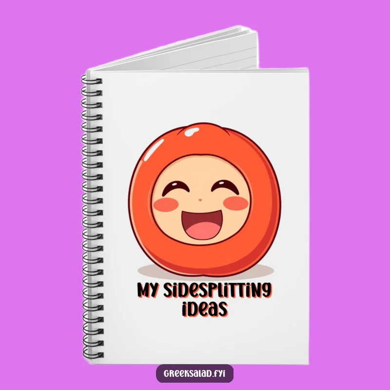 Funny Laughing Tomato Notebook: Jot Down Ideas with Cheerful Veggie Flair