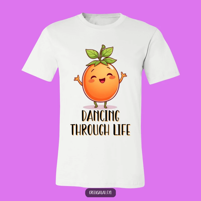 Funny Tomato T-Shirt: Dance Through Life in This Happy Veggie Tee!