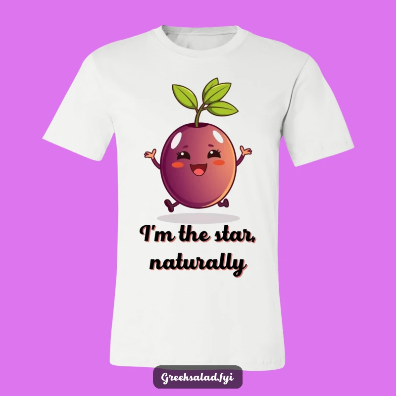 Funny Olive Hop T-Shirt - Wear Your Delight with This Humorous Kalamata Tee