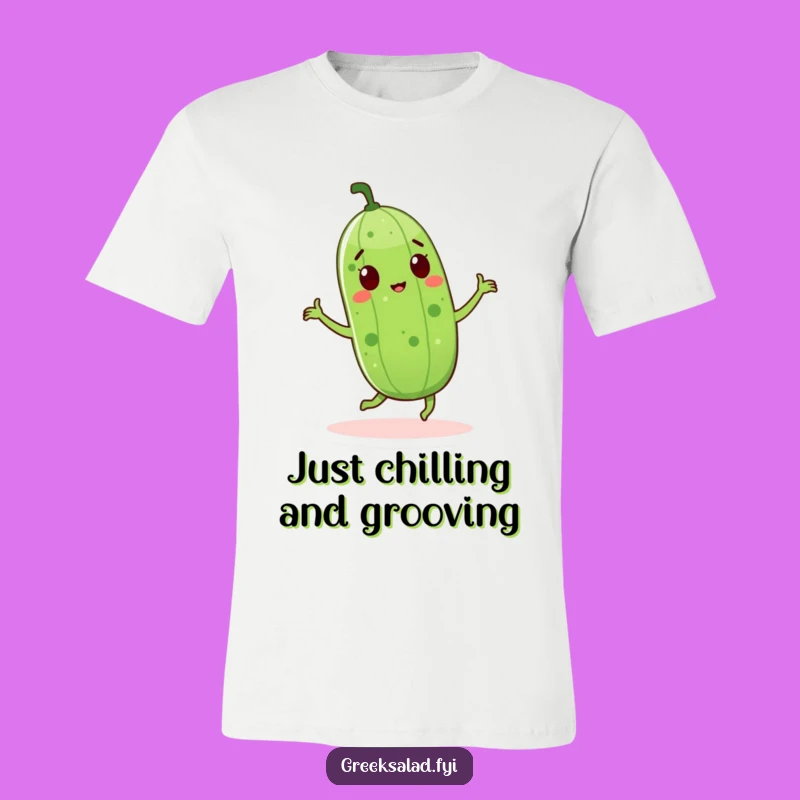 Funny Cucumber Dance T-Shirt: Groove Through Life in Style