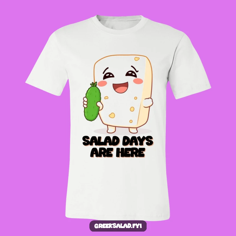 Funny Feta Laugh T-Shirt: Cheesy Joy, Humorous Tee, Perfect Funny Gift