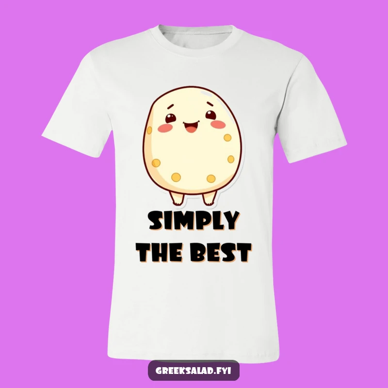 Funny Feta Cheese T-Shirt: Proud Dairy Character Tee Gift