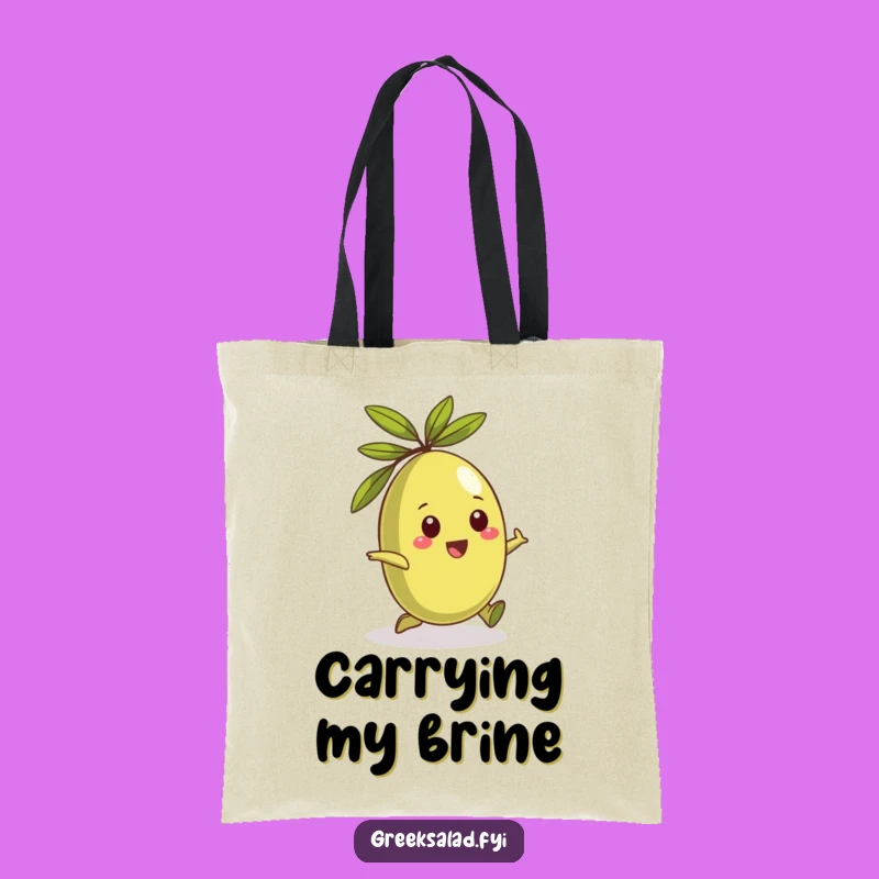 Funny Greek Olive Rolling Tote Bag: Carry Your Essentials with Mediterranean Flair!