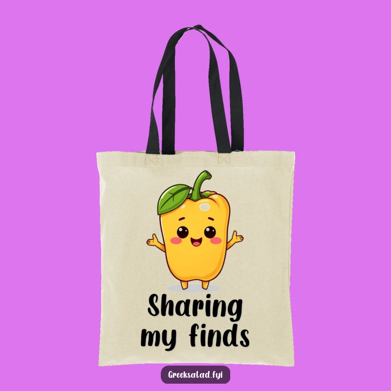 Funny Bell Pepper Olive Tote Bag: Carry Goodness and Humor Everywhere